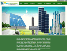 Tablet Screenshot of anyagreenenergy.com